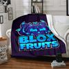 Coperta Stampata Tema Blox Fruits - Perfetta per Divano, Letto, Viaggio e Uso Esterno | Lavabile in Lavatrice, Accogliente e Durevole.