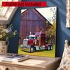 Kenworth 5D Round Diamond Painting Kit Diamond Embroidery Painting Rhinestones Mosaic Frameless Handwork Decoration Arts