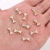 12mm Copper Bow Tie Shape Pendant For Jewelry Making DIY Bracelet Necklace Earring