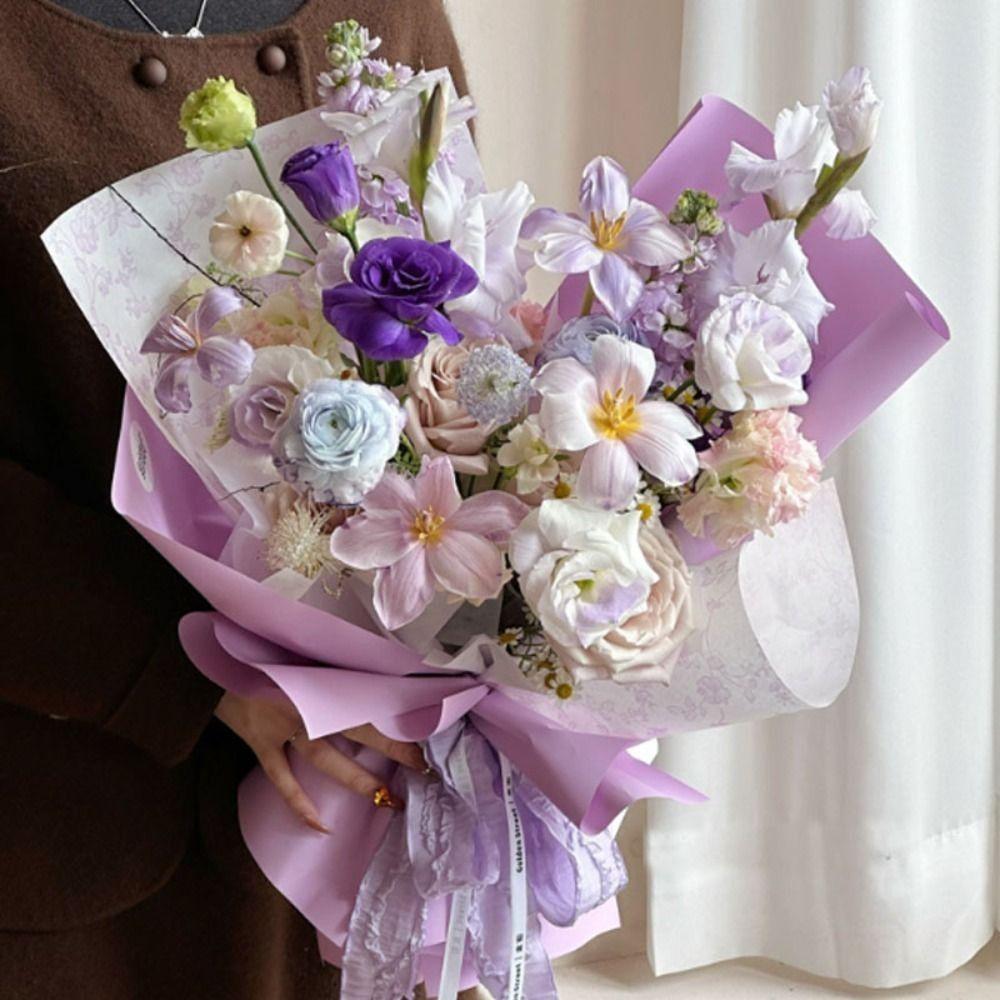 10pcs Tear-Resistant Bouquet Paper Wedding Bouquets Packing Material  Floral Arrangements