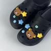 10PCS Fashion Shoe Charms Set Accessories Hole Shoe Buckle Cute Little Bear Star DIY 3D Shoes Decorations Kids Party Gift