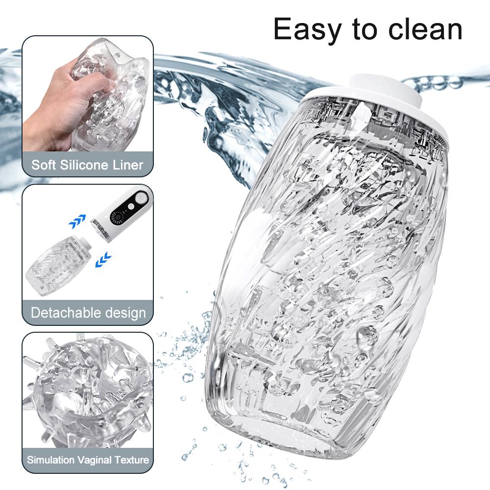 Typhoon- Automatic Male Masturbator Telescopic Rotation Vibrating Vagina Masturbation Cup Sex Toys for Men Goods for Adults