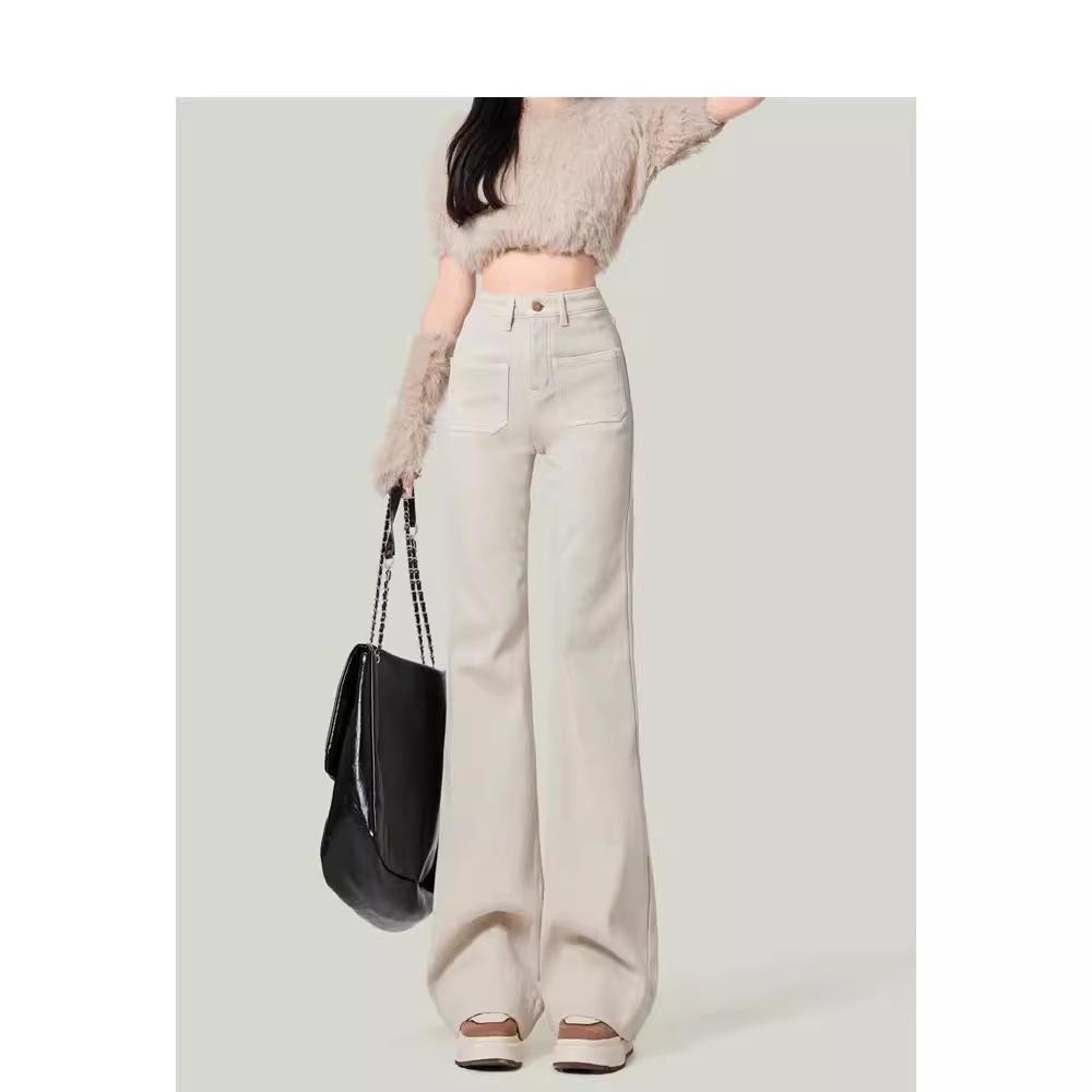 Off-White Micro-Flare Jeans for Petite Women - New Fall 2024 Collection