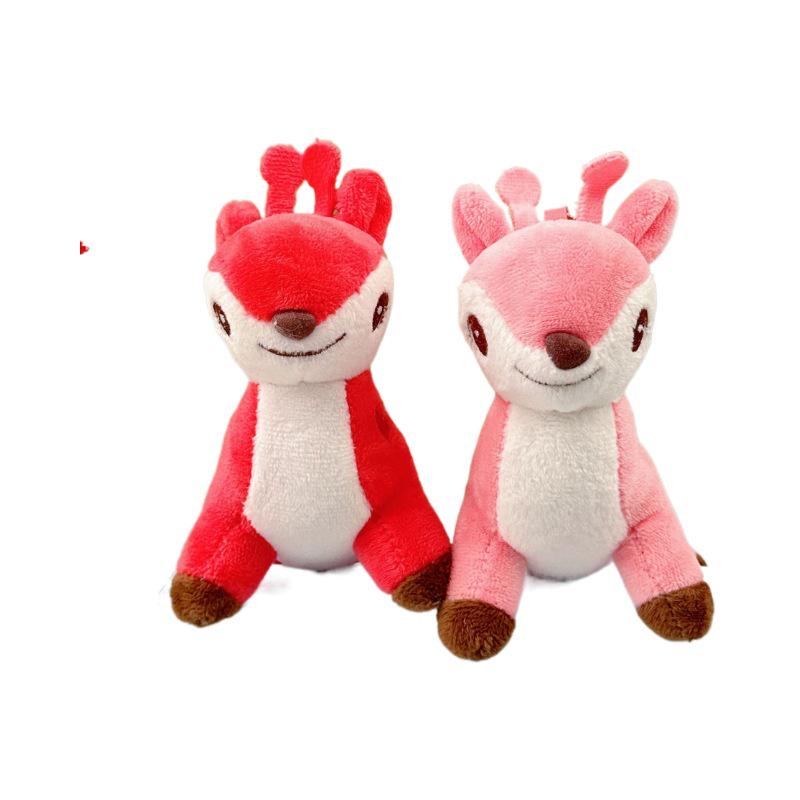 Cross-border Forest Animal Fawn Plush Deer Backpack Pendant