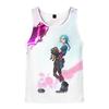 Anime League of Legends Jinx Graphic 3D Print Sleeveless Vest Harajuku Y2k Men’s Tank Tops