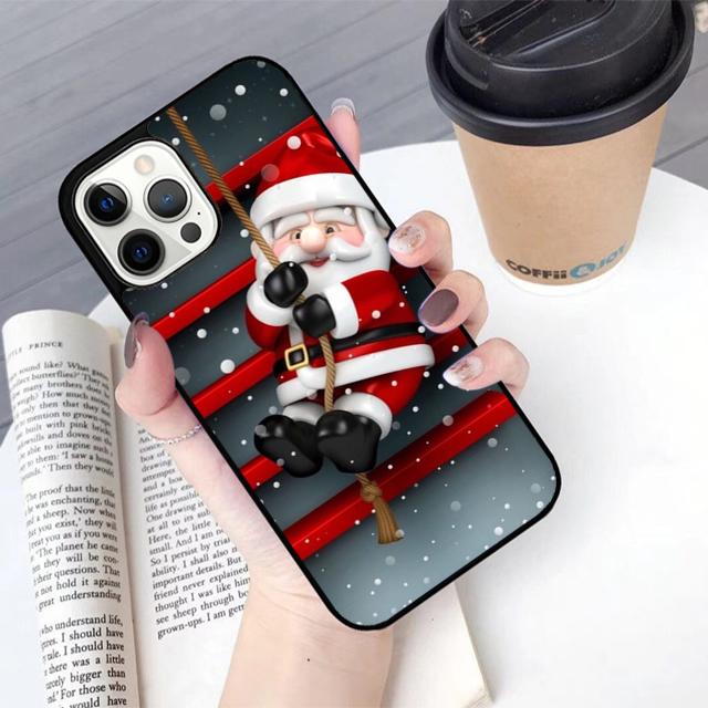 Merry Christmas Happy New Year Style Phone Case For For iPhone 17 Air 16 15 11 12 13 14 Pro Ma Plus Coque