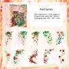 20Pcs/Pack Vintage Plant Flowers PET Waterproof Sticker for DIY Scrapbooking Journal Photo Album Decoration Materials Stickers