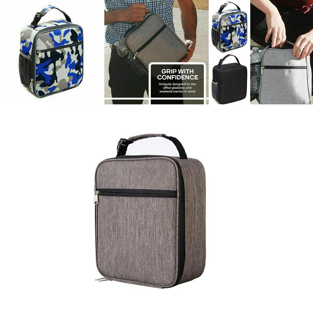 Stylish Insulated Lunch Bag For Adults And Kids With Thermal Protection And Spacious Storage