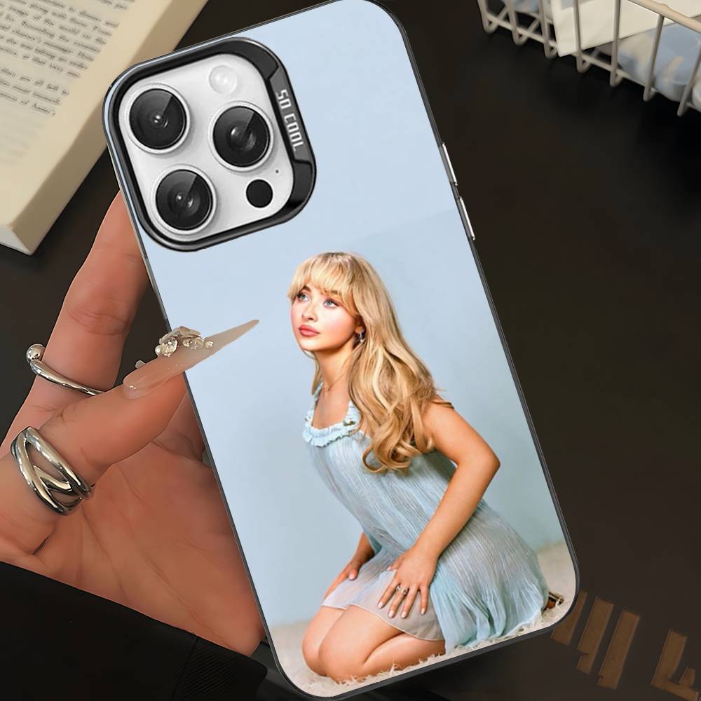 

Singer S-Sabrina C-Carpenter Phone Case For iPhone 16 15 14 13 12 11 Pro Max Matte Shockproof Back Anti Fall Matte Cover iPhone iphone16e