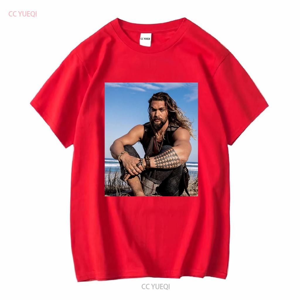 Hot Jason Momoa Sleeveless Top Classic T Shirt Size S 5xl Best Vintage Washed Stretched Designer Clothes Streetwear
