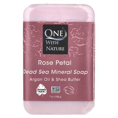 Dreifach gemahlene Mineral-Seife, Rosenblüten, 7 oz (200 g)