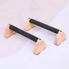 2Pcs Wooden Push-Up Bar Stand Ergonomic Anti-slip Grip Home Gym Floor Workout Strength Training Push-up Parallettes Bar Fitness Handle