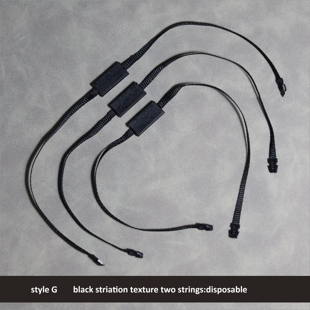Nylon String Handing Tags for Closing Plastic Seal Hang Tag Loop String Garment Satin Ribbon Lock HangTag Strings