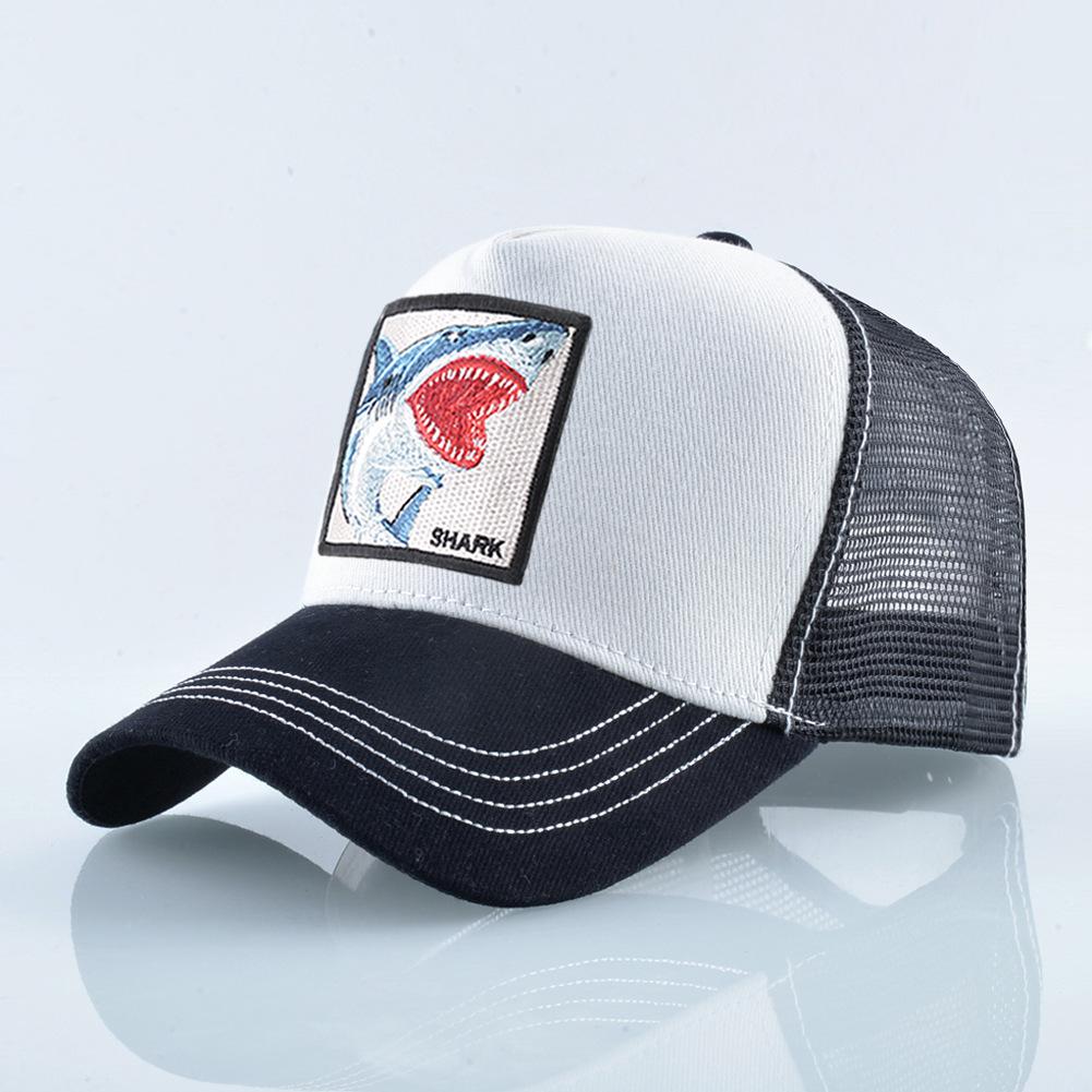 Four Seasons Trucker Cap Men Women Snapback Hip Hop Baseball Cap With Embroidery Scorpion Patch Adjustable Visor Hat