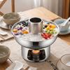 Double Ear Dessert Hotpot Thickened Charcoal Hot Pot Trendy Tom Yum Hot Pot  Restaurants