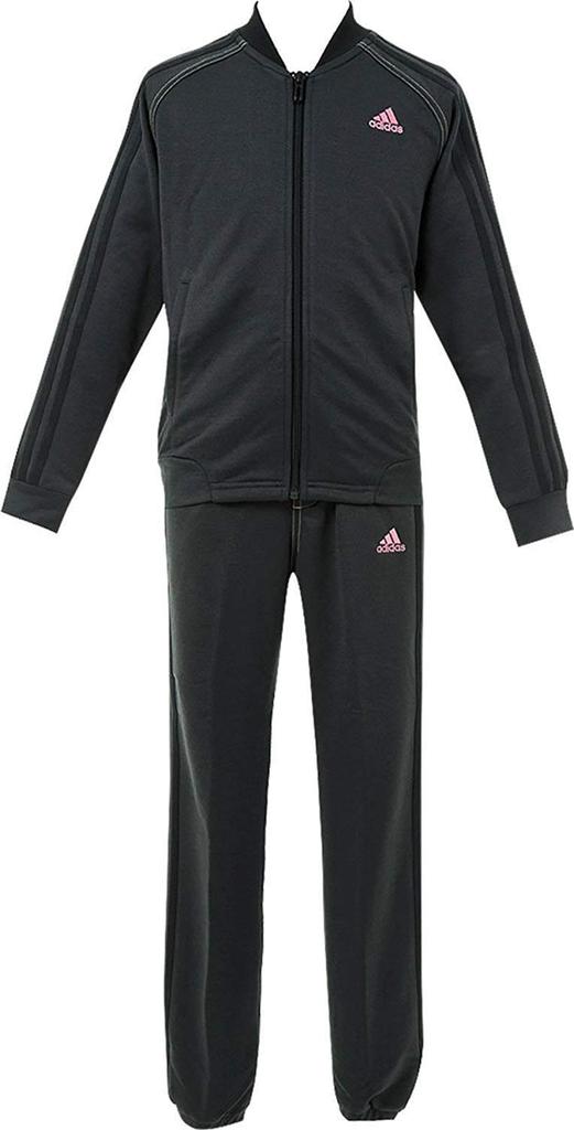 Adidas Climalite adidasDAYS Jersey Jacket and Pants Size 140 Black Denim-Style Set, (135-145cm), DJH98×DJH99,