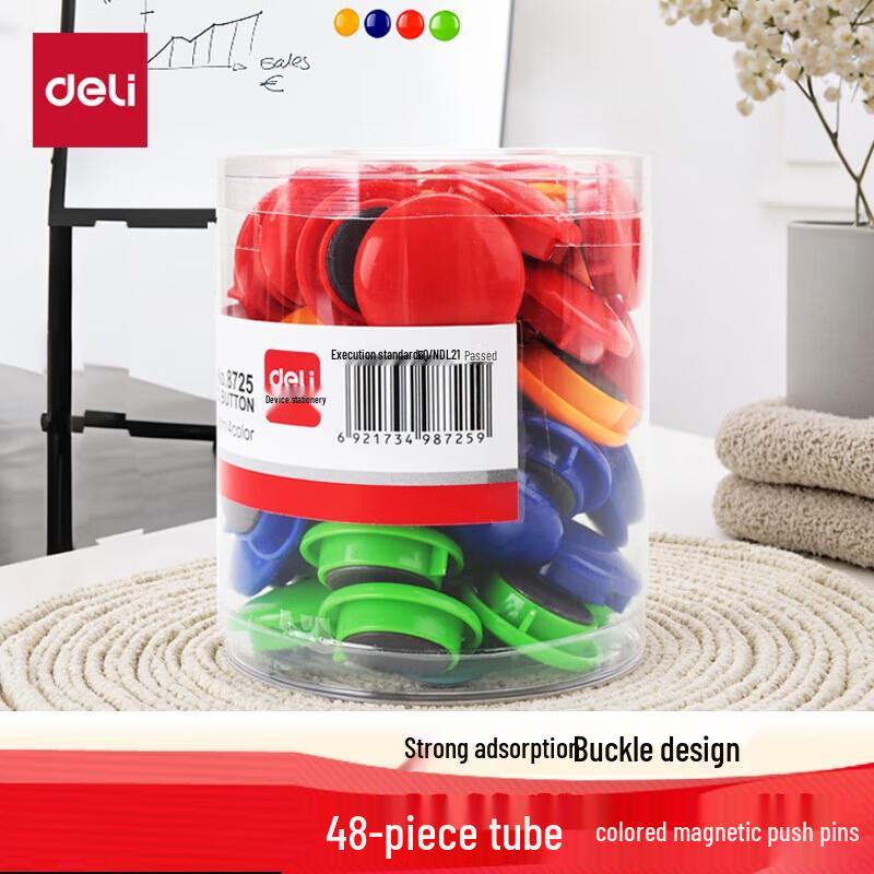 

Deli Colored Magnetic Pushpins