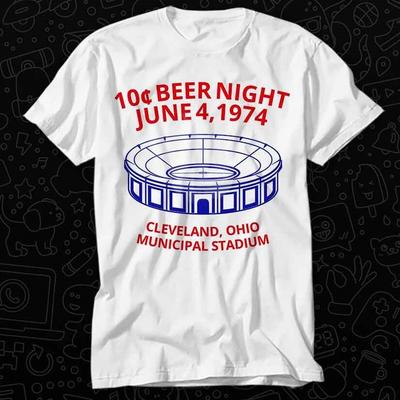 Cleveland Baseball 10 Cent Beer Night Souvenir T Shirt 371
