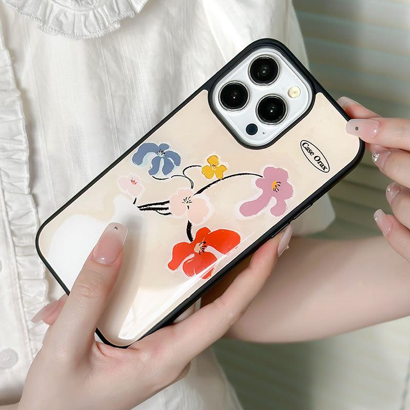 Zhitai iPhone 16 Pro Max/15 Pro Case, Apple 14 Drop Glue, Ins Style, Compatible with Huawei Mate 60