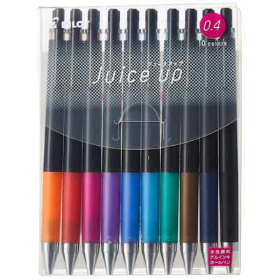 Stylo Gel Bille PILOT Juice Up 0.4 10 Couleurs LJP200S4-10C