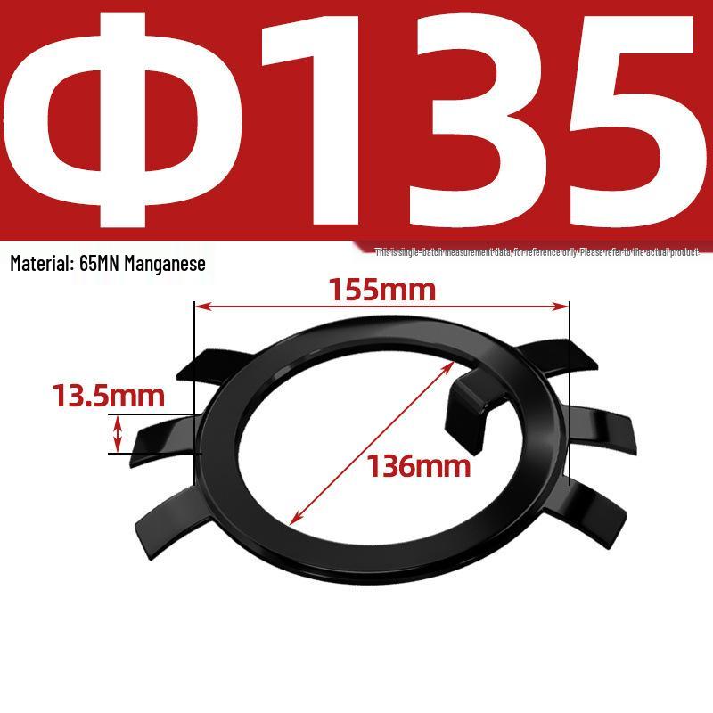 65MN Manganese 304 Stainless Steel Six-Claw Anti-Loosening Lock Nut Washer