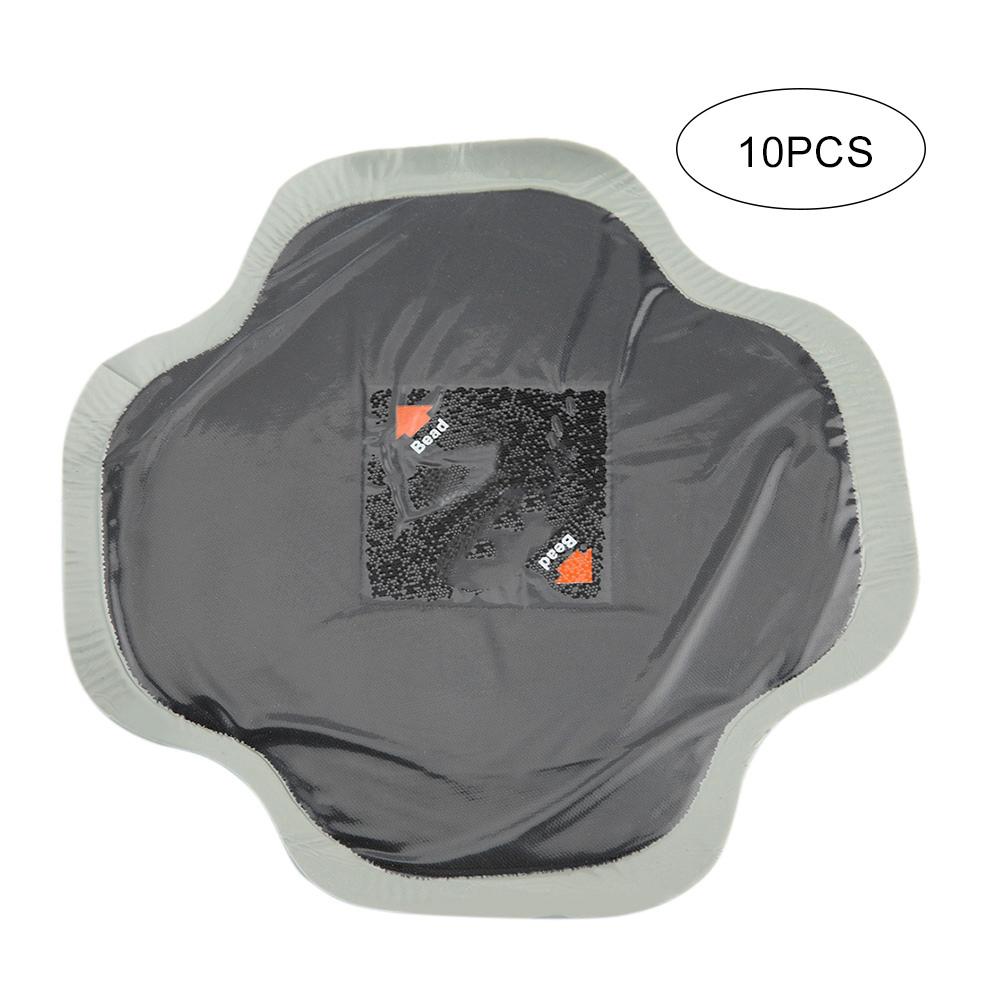 10Pcs 128mm Car Natural Rubber Tire Tyre Puncture Repair Cold Patch Tubeless Patches