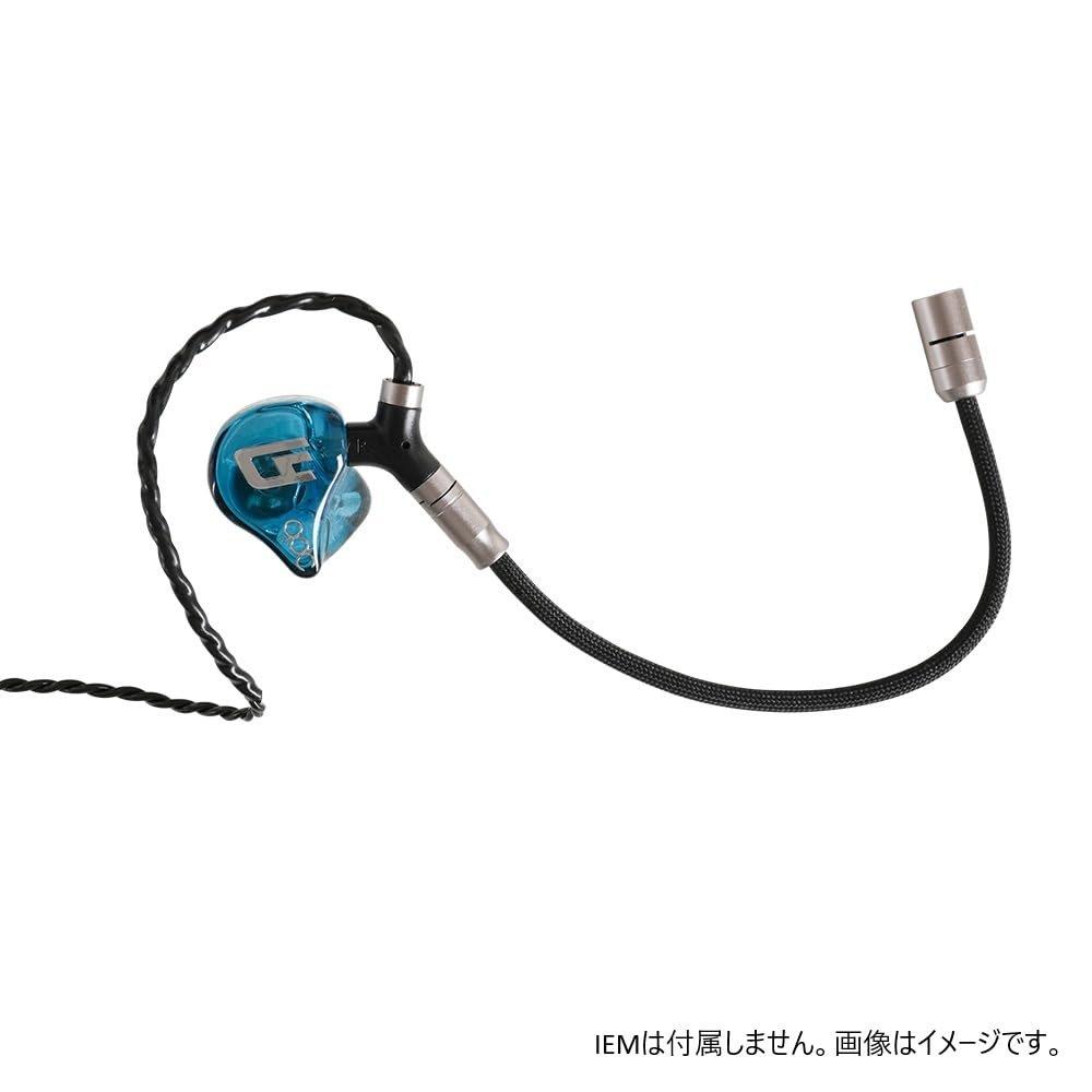 Qdc DEBUT-CG Mic Cable with Detachable Boom Mic 1.5m, 4-Core Silver-Plated Copper IEM Replacement Cable, Qdc 2pin 0.78mm To 3.5mm L-Plug