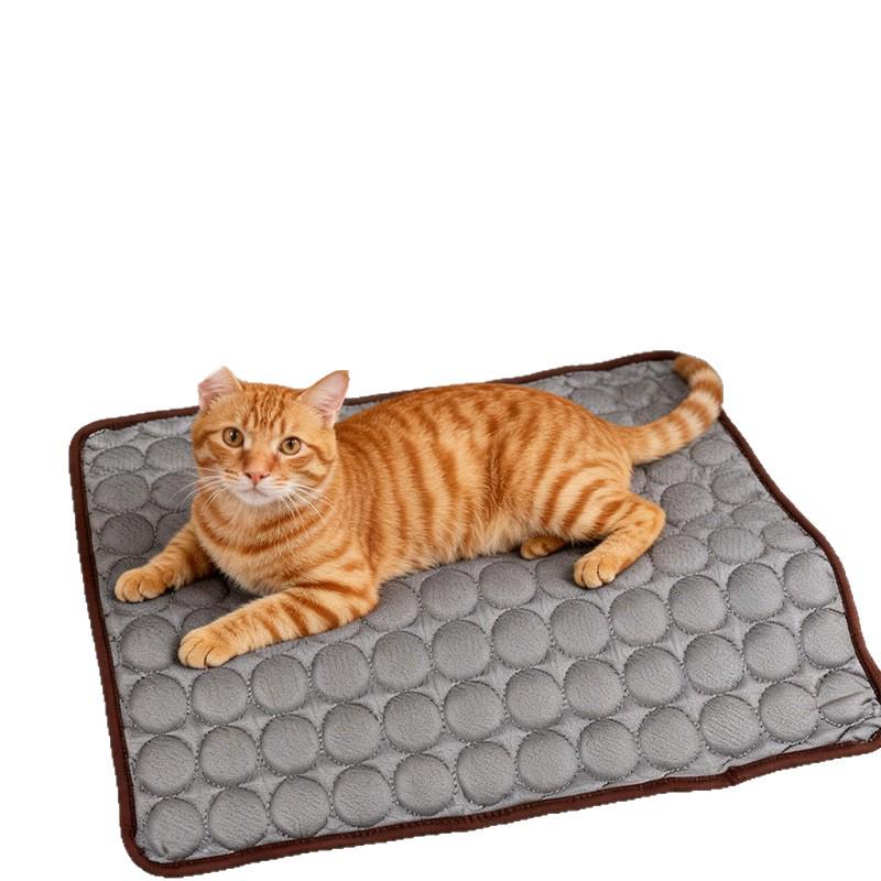Ice Silk Cooling Mat: Breathable Summer Pet Mat for Dogs & Cats