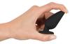 Tapered Heavy Anal Plug Small (7.8cm) - Black Velvets