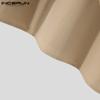 INCERUN Herren Frühling Krawatten Casual Loose Shirts Übergröße