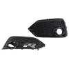1 Pair Fog Lights Trim Bezel Cover 71108TGGA30 Gloss Black Fog Lamp Trim Grille Cover for Civic Si Coupe Hatchback