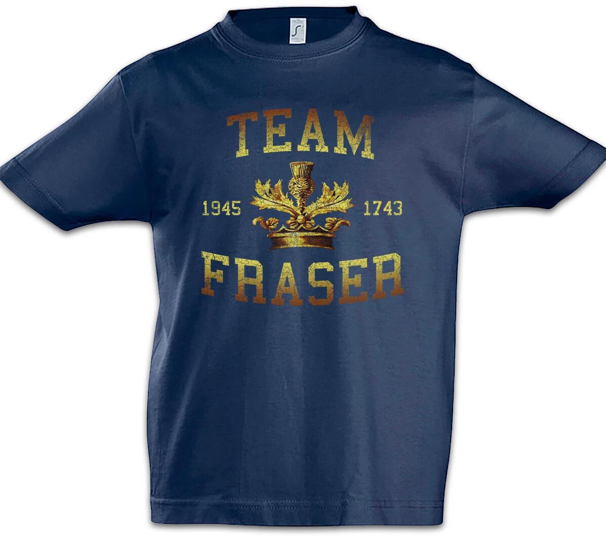 Team Fraser Kids Boys kids boys T-Shirt Scotland Crest Outlander Jamie Claire 100