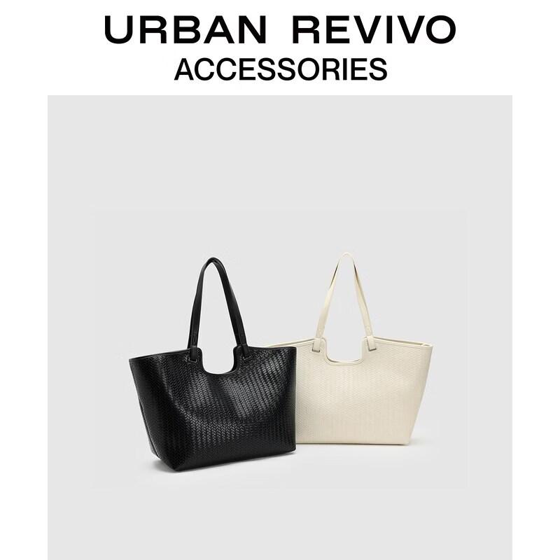 URBAN REVIVO Классическая плетёная сумка-тоут One Size