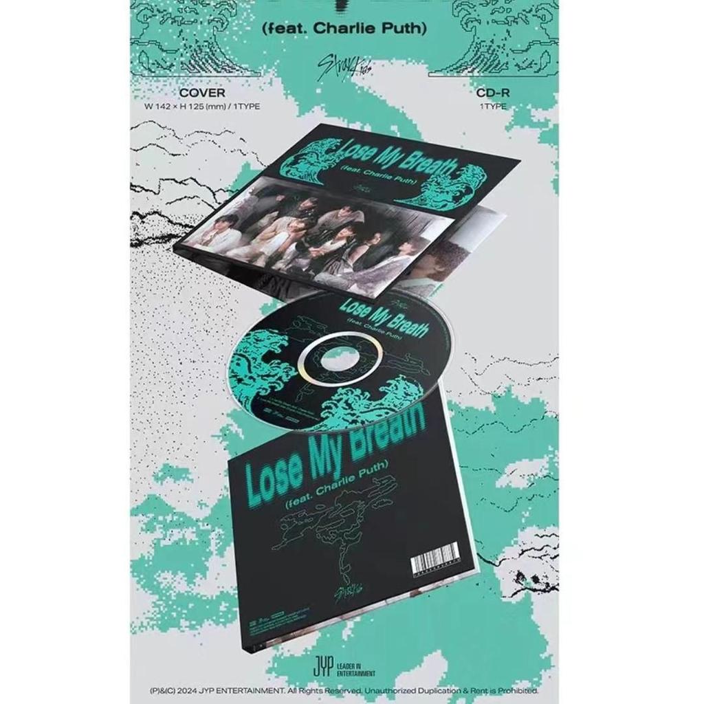 Straykids-LOSE MY BREATH (FEAT. CHARLIE PUTH) CD SINGLE,with AsiaPopGang Photocard