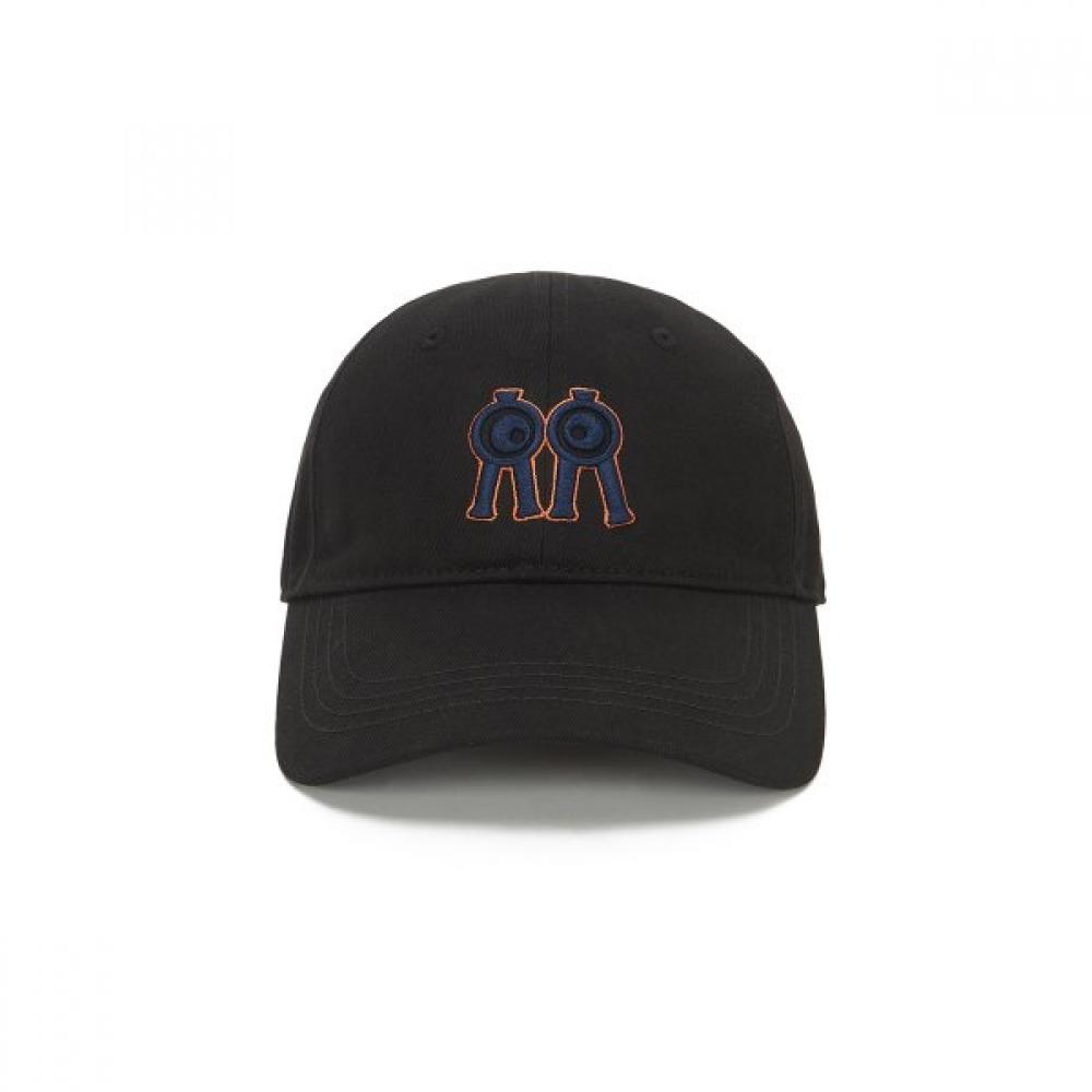 Rolling Rollie Unisex Fine Cotton Black Navy Logo Cap FREE