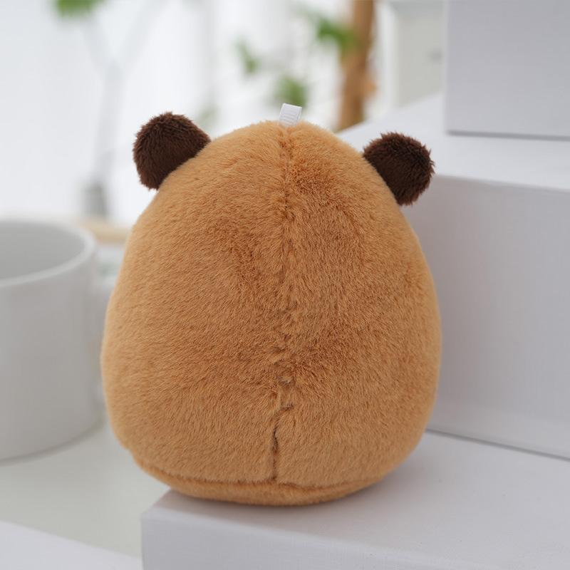 Capibala Doll Cute Capybara Plush Toy Key Chain Backpack Ornaments Bag Pendant