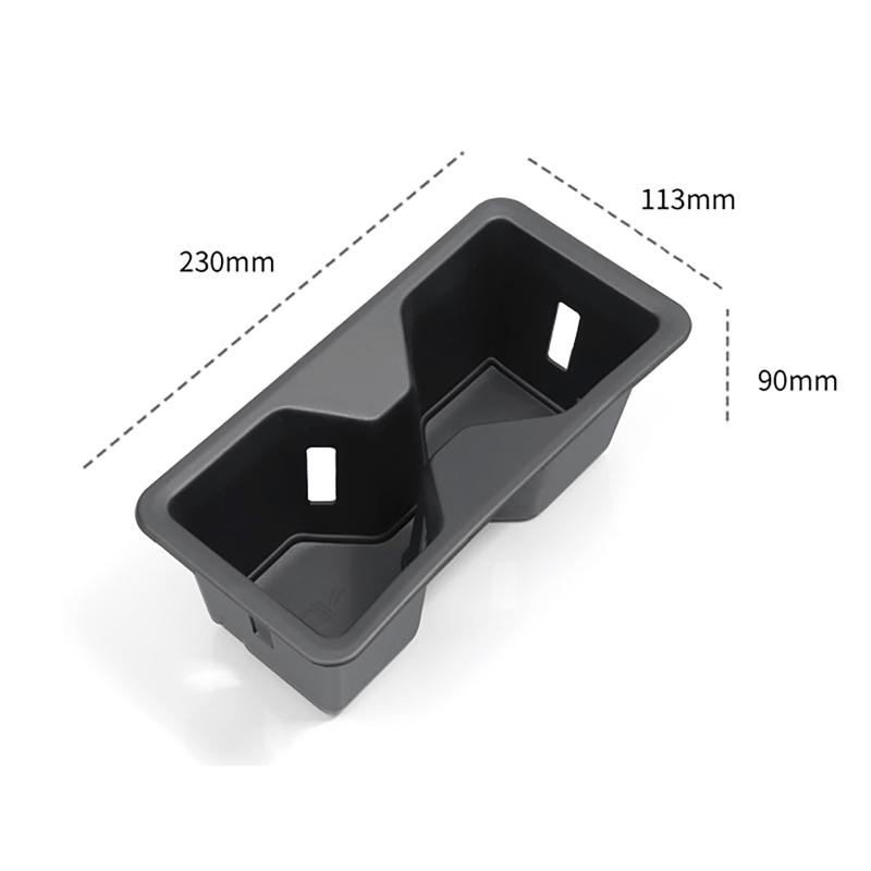 Car Center Console Water Cup Holder For Toyota Land Cruiser Prado J250 LC250 2024 2025 Armrest Storage Box
