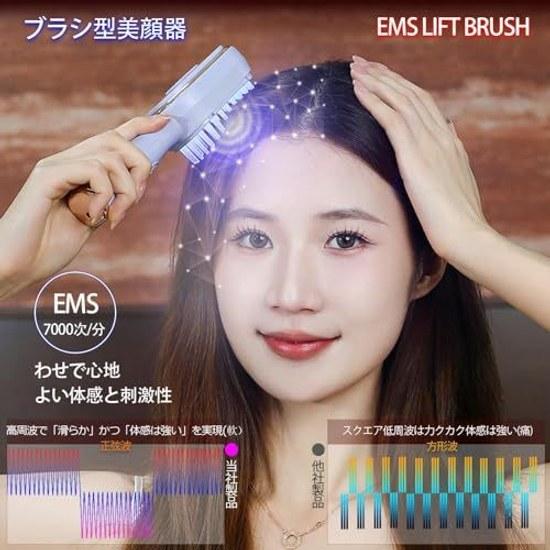 2025 NewInnovative Electric EMS Lift Brush Face Care Beauty Device Scalp Multi-Use Microcurrent High-Frequency Vibration LED Light Esthetic Facial Day