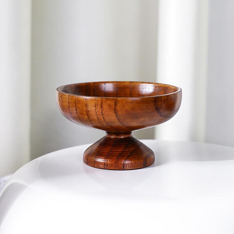 Zhishi Vintage Jujube Wood Condiment Set with Chopstick Holder
