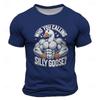 Graphic Swan Funny Retro Vintage Casual Street Style Men's 3D Print T Shirt Short Sleeve Crew Neck Shirt Spring Summer Clothing Apparel