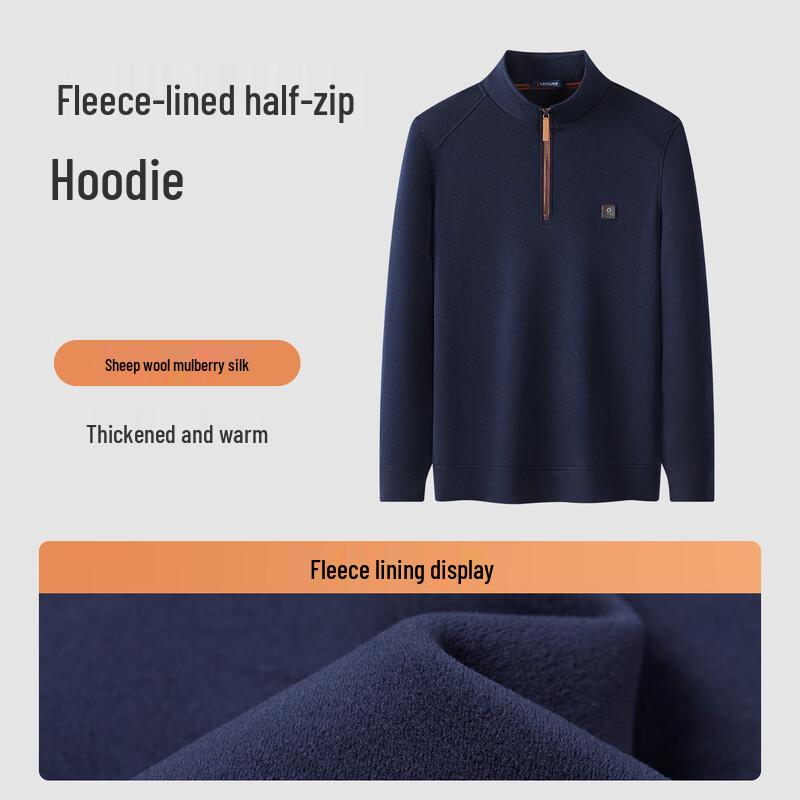 MONTAGUT Men's Warm Half-Zip Pullover