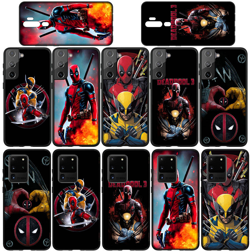 Phone Case for iPhone 17 16 15 Xiaomi Poco F8 F7 X7 X6 M8 C85 C75 C71 Redmi Note 14 13 12 11 Pro Max A3 14C 13C 15C Deadpool VS Wolverine Marvel Cover