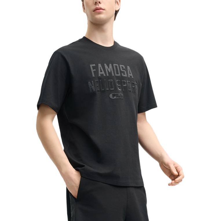 Fila MILANO T Shirt Men's Jet Black BK F11M525101F-BK