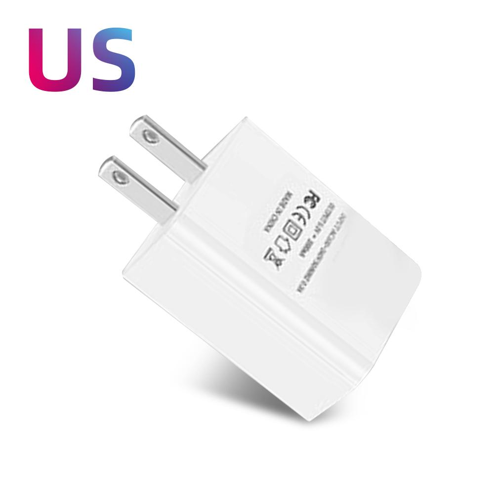FONKEN 5V/2A Power Adapter US/EU Plug USB Power Port Converter Universal Mobile Phone Chargers Travel Power Adapter