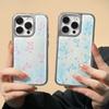 Applicable to iPhone16promax mobile phone case ins wind dolphin electroplating water condensation Apple 14/15pro protective case