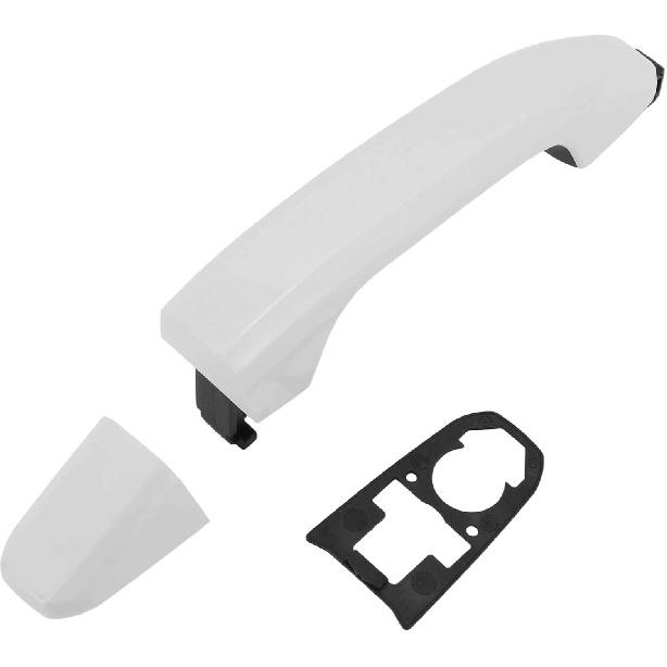 Front Right Side Car Exterior Door Handle No.13583889/13583891 for Chevrolet Silverado 2014-2018 White ABS 1 Pc