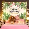 Christmas Tapestry Room Decor Fabric Backdrop Wall Hanging for Bedroom Popular Online Direct Machine Washable Polyester Modern