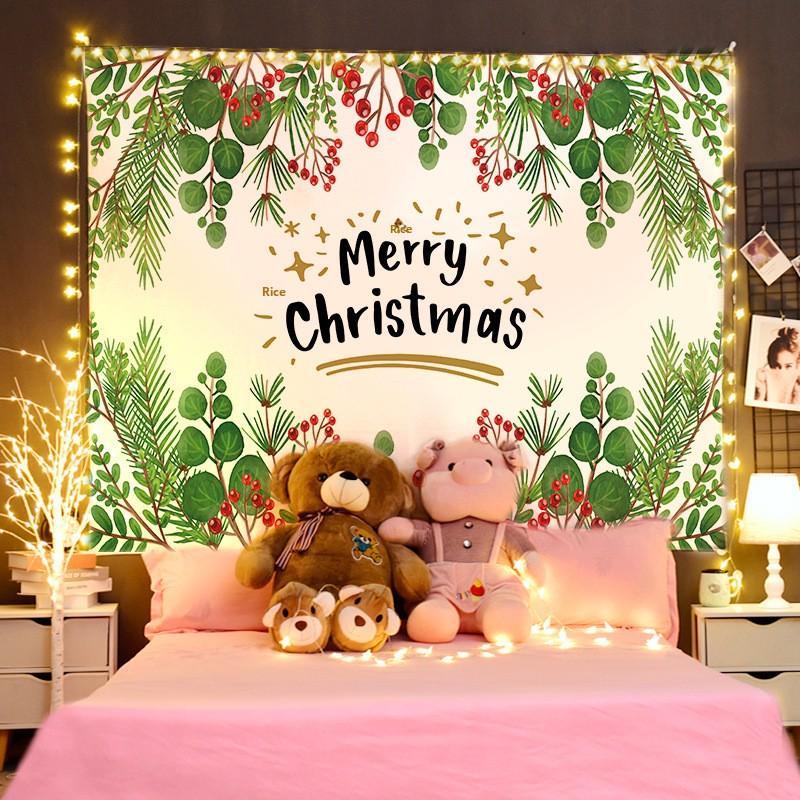 Christmas Tapestry Room Decor Fabric Backdrop Wall Hanging for Bedroom Popular Online Direct Machine Washable Polyester Modern