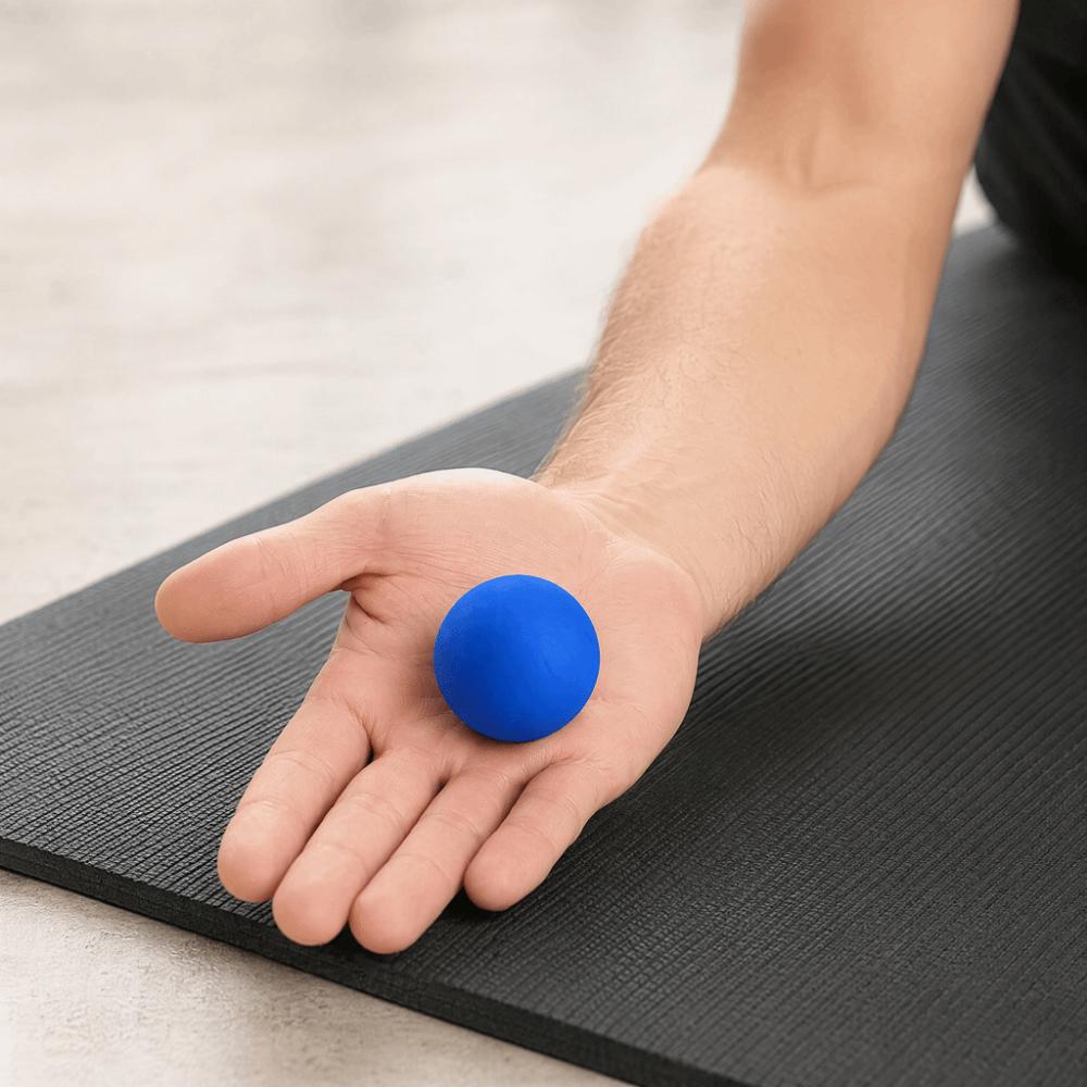 5PCS Rubber Hand Exercise Balls High Elasticity Rubber Balls Durable Stress Ball Reflex Drills