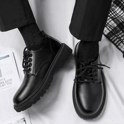 Spring Autumn Men's Business Dress Shoes Black Casual Simple Comfortable Anti Slip Wear Resistant Round Head Men's Shoes